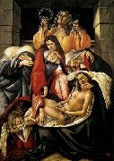 BOTTICELLI, Sandro Lamentation over the Dead Christ oil painting on canvas
